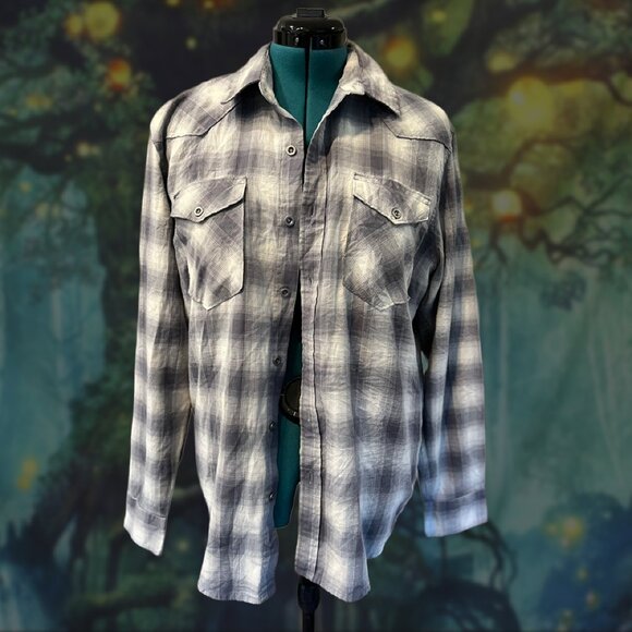 Upcycled Dolly Parton Overshirt | Wrangler Size L | One-of-a-Kind Country Rework - Picture 4 of 5
